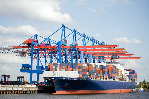 bigstock-Container-Ship-In-Port-3571678